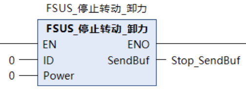 库函数--停止转动--卸力