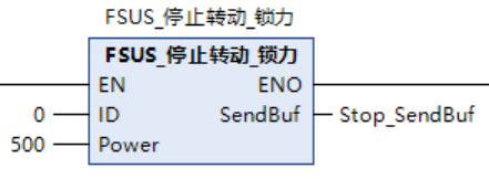 库函数--停止转动--锁力