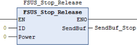 库函数说明--停止转动--卸力