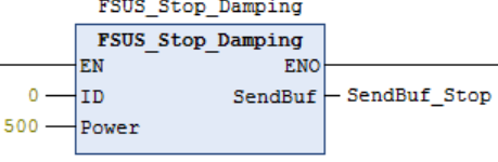 库函数说明--停止转动--阻尼